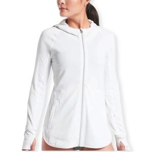 Athleta | Baja UPF Lightweight Hoodie Jacket in White, XL
